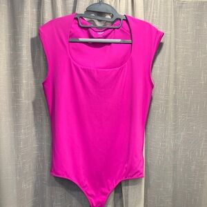 Express Pink Bodysuit. Size L